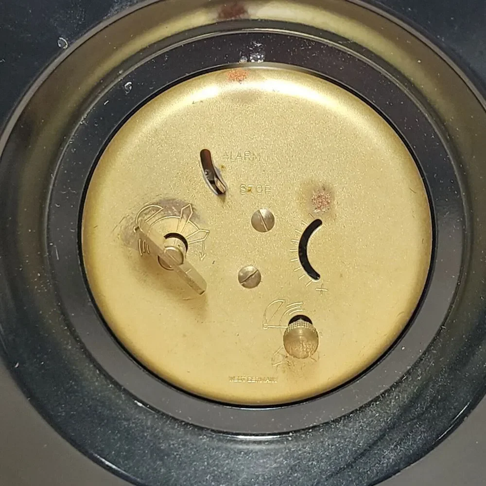 Sheffield Vintage West Germany Wind Up Alarm Clock - Not‎ Working
